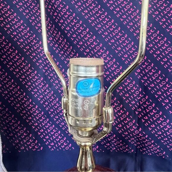 Portmeririon Pomona The Roman Apricot Spring Lamp - Picture 9 of 11